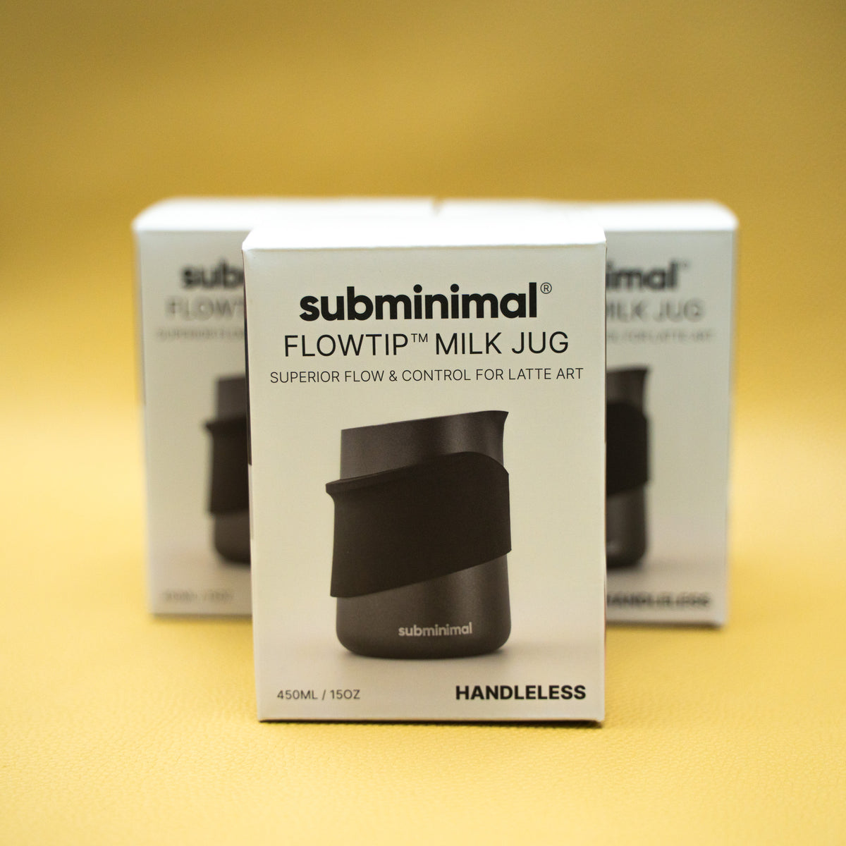 Black Handleless Flow Tip Jug by Subminimal | Cowpresso Coffee Roasters ...