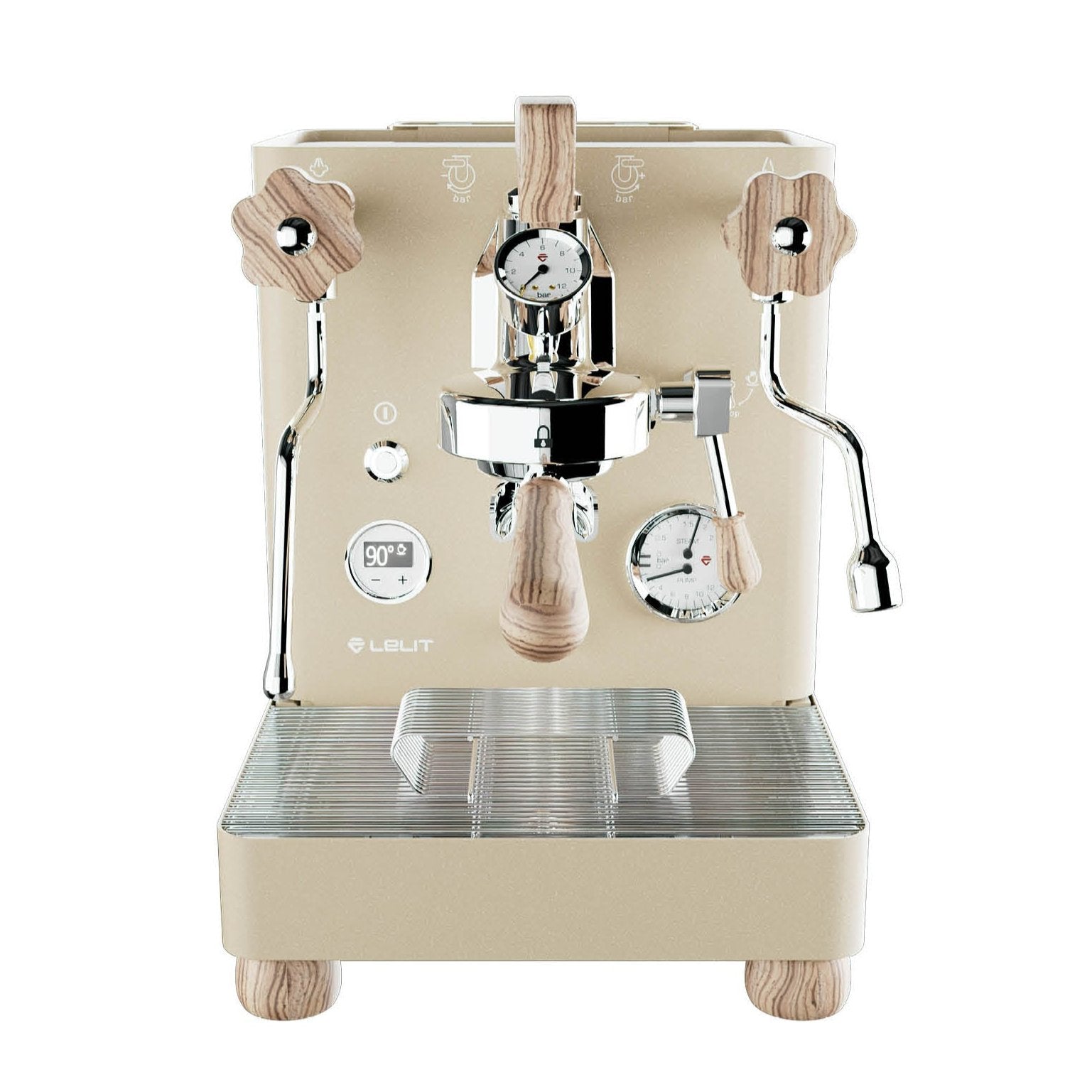 GOLD Lelit Bianca Pressure Profile Dual Boiler PID Rotary Pump - Technical View