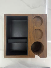 Walnut Knockbox Chute with Tamper Holder