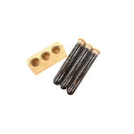 Glass Test Tube with Wood Rack Set (Coffee Beans Storage Tube)
