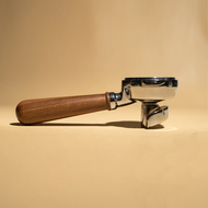 (58mm) Lelit Walnut Wooden Dual Spout Portafilter