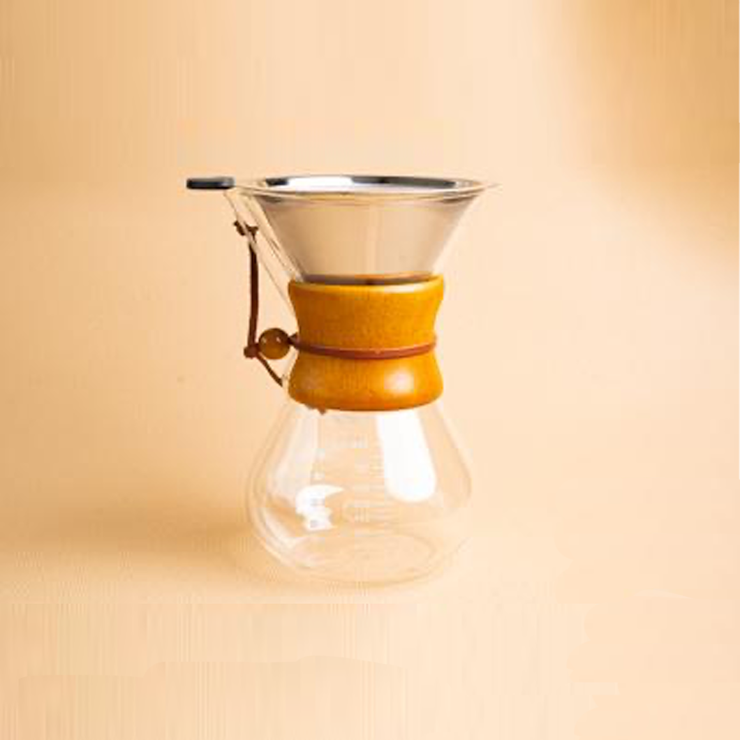 800ml Handmade Glass Flask (Chemex Brewing Method)
