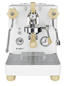 Lelit Bianca Pressure Profile Dual Boiler PID Rotary Pump Wood PL162T V3 Espresso Machine (White) [INSTOCK]