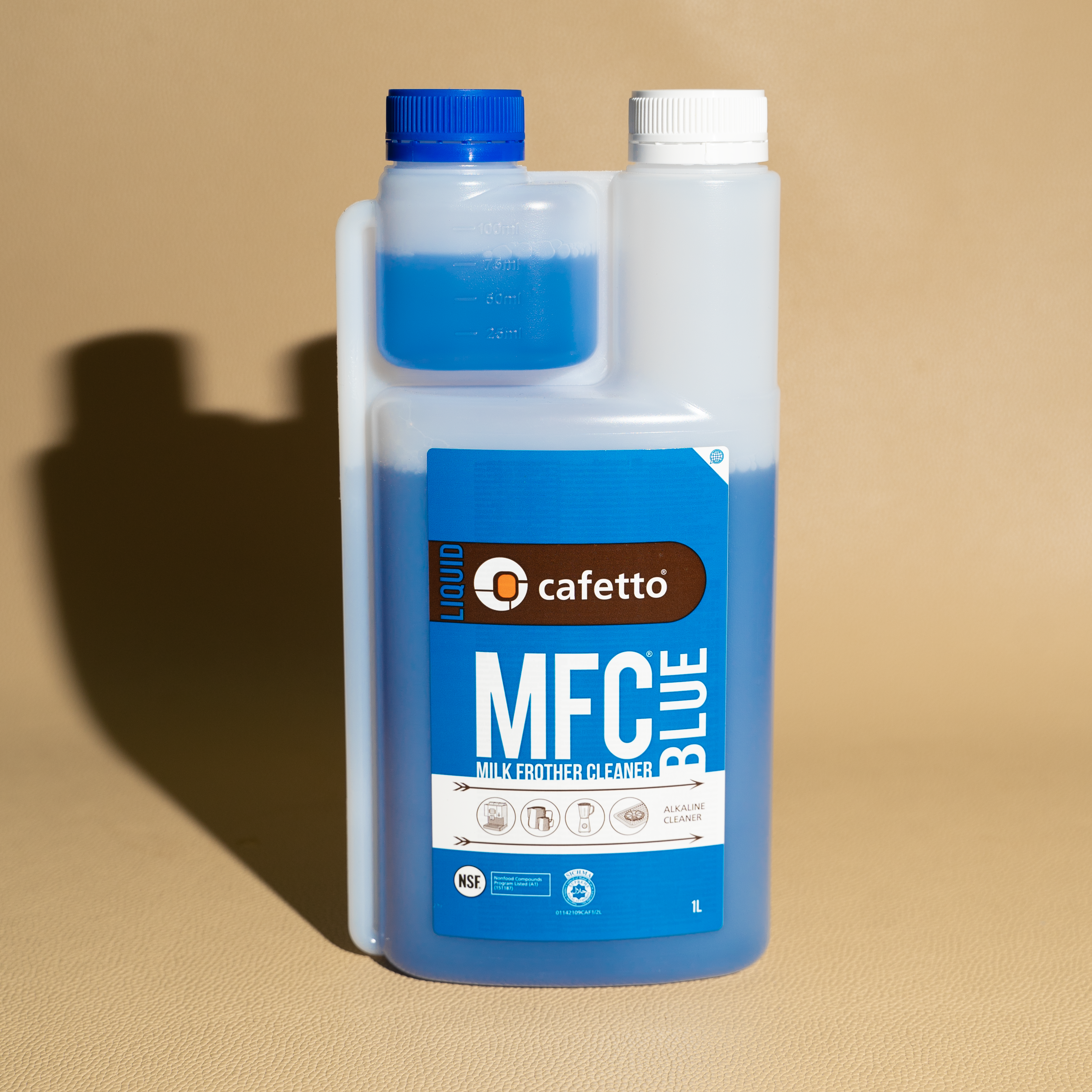 1Litre) Cafetto Milk Frother Cleaner (MFC®) Blue | Cowpresso