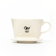 Cowpresso White Ceramic Dripper
