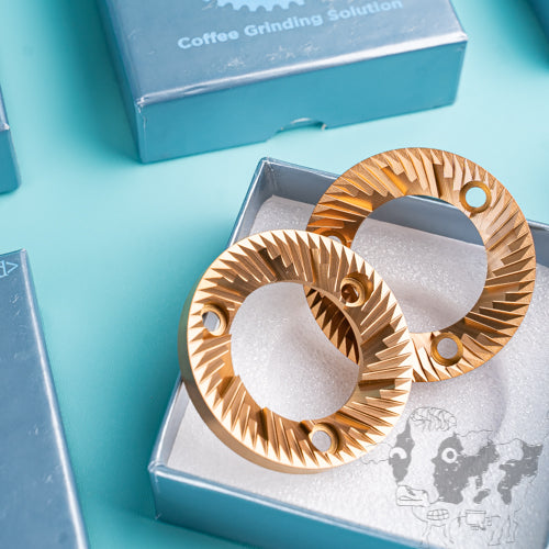 SSP 64MM Red Speed Silver Cast Flat Burrs for Coffee Grinder