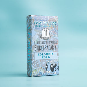 Colombia Cola Capsules (11 Cowpresso Nespresso Coffee Capsules)