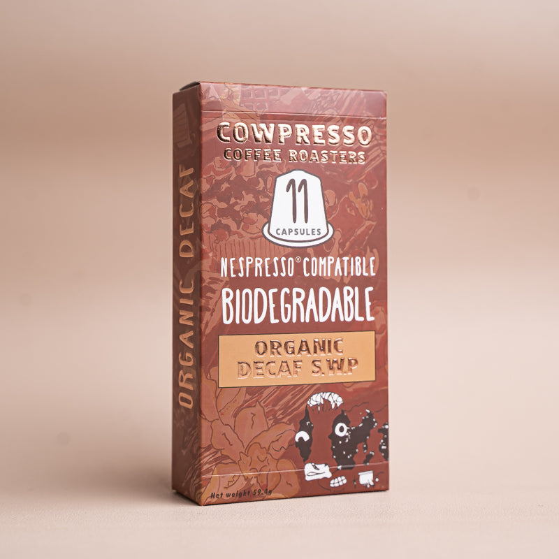 Organic Decaf Capsules (11 Cowpresso Nespresso Capsules