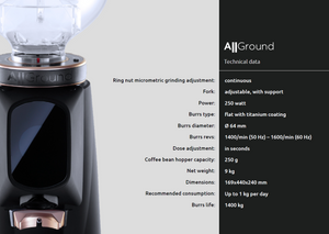 Fiorenzato Allground Coffee Grinder [INSTOCK]
