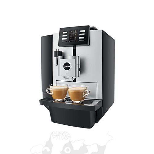 JURA X8 PLATIN AUTOMATIC COFFEE MACHINE CAPPUCCINO HOME OR OFFICE